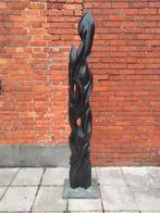 Vintage XXL Abstract Modernist beeld hout kunst 164cm hoog!, Ophalen