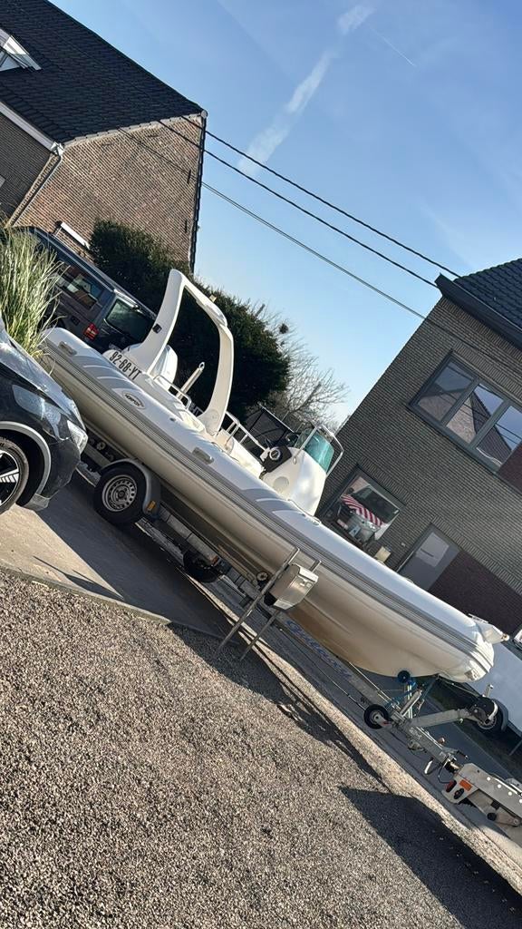 Norfox Rib 5m80  ~ 100pk~, Watersport en Boten, Speedboten, Ophalen, 70 tot 120 pk, Zo goed als nieuw, 3 tot 6 meter