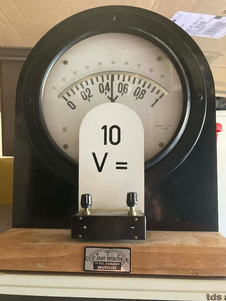 Voltmètre analogique, Ophalen