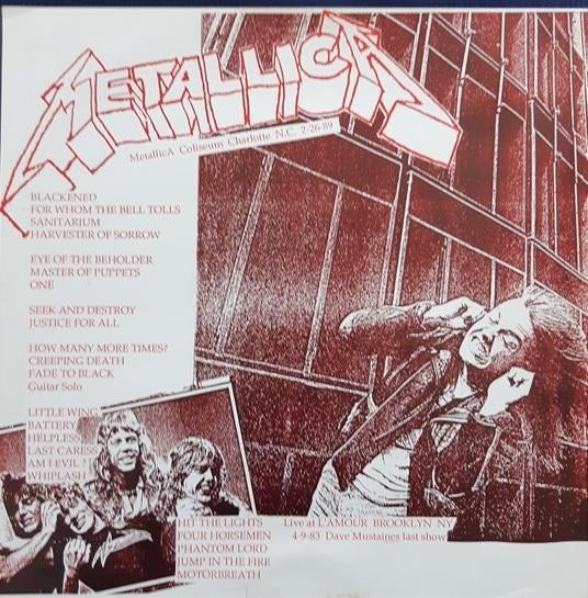 Metallica - Charlotte - 3Lps box -89-83, Envoi, Utilisé