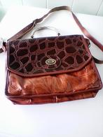 VINTAGE Handtasje Bruin AFHALING LEES BESCHRIJVING, Bijoux, Sacs & Beauté, Sacs | Sacs à bandoulière, Autres marques, Cuir, Brun