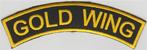 Goldwing stoffen opstrijk patch #2, Motos, Envoi, Neuf
