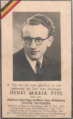 Concentratiekampen 1940-1945 Henri Pype, Verzamelen, Bidprentjes en Rouwkaarten, Ophalen