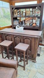 Bar et tabourets, 90 cm ou plus, 2 tabourets, Enlèvement, Utilisé