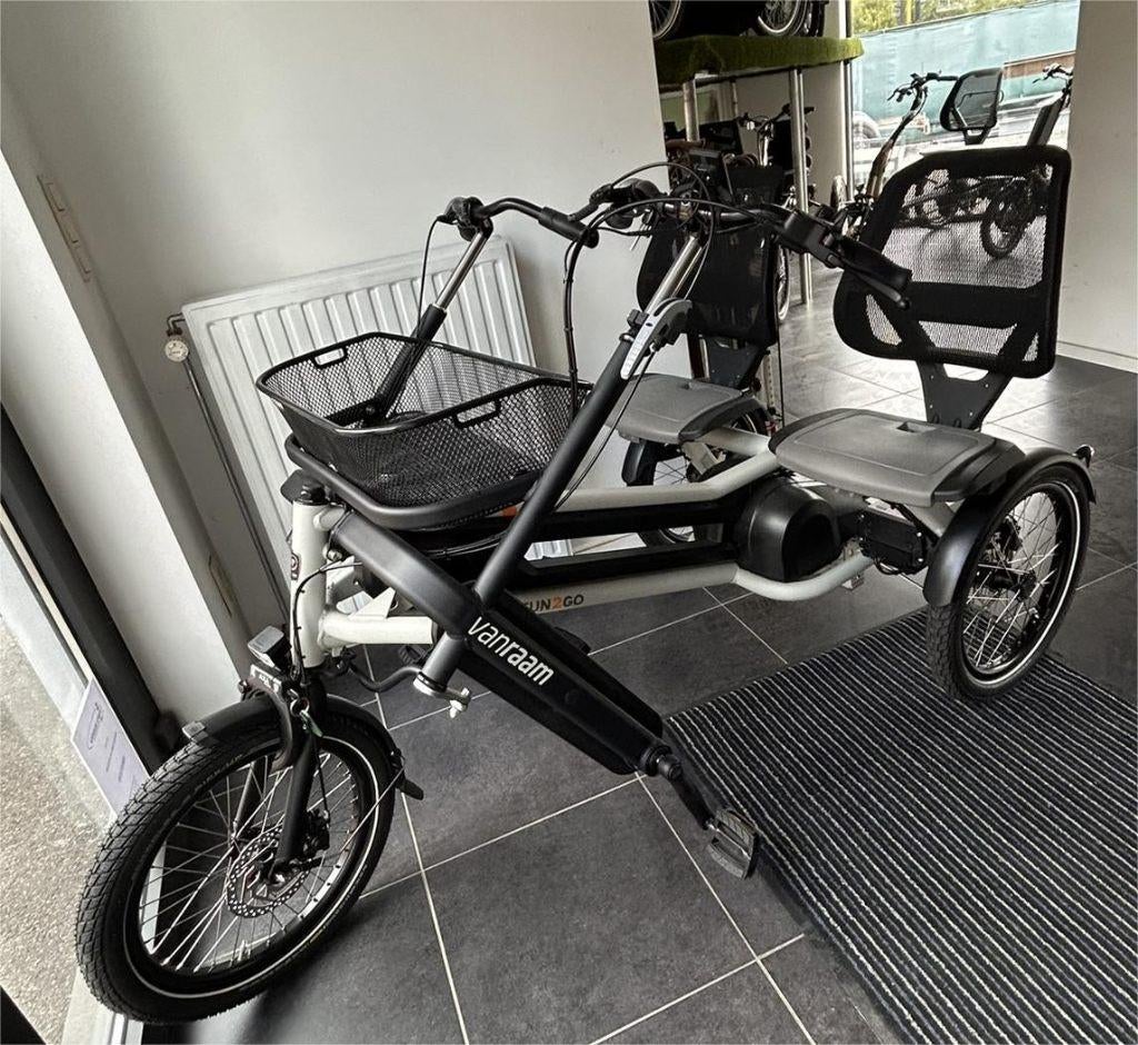 Fun 2 go Van raam duofiets sterke batterij NIEUW !, Ophalen, Nieuw, Fun 2 go van raam