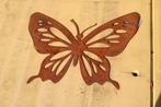 papillon (2) murale en fer forgé rouillé ., Jardin & Terrasse, Enlèvement ou Envoi, Neuf