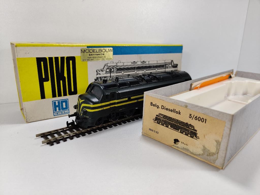 PIKO 5/6001 Diesellocomotief NMBS loop of sloop, Hobby & Loisirs créatifs, Trains miniatures | HO, Utilisé, Locomotive, Piko, Analogique