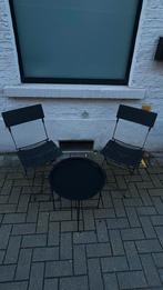 Bistro set met 2 stoelen en een kleine tafeltje, Overige materialen, Gebruikt, Stoel, Tuinset
