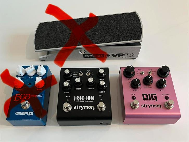 Strymon Iridium & DIG, Wampler Ego, EB VPJr., Muziek en Instrumenten, Effecten, Zo goed als nieuw, Volume, Ophalen of Verzenden
