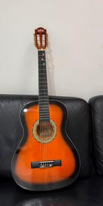 Mooie gitaar met hoes, Muziek en Instrumenten, Ophalen, Zo goed als nieuw, Klassieke of Spaanse gitaar, Met koffer