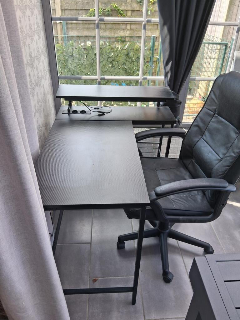 Gamebureau en stoel, Huis en Inrichting, Bureaus, Ophalen