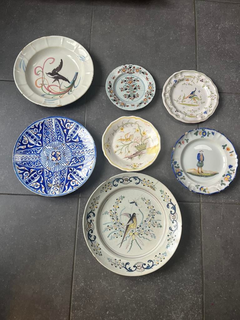 Lot de plats et d’assietes, Antiquités & Art, Enlèvement ou Envoi