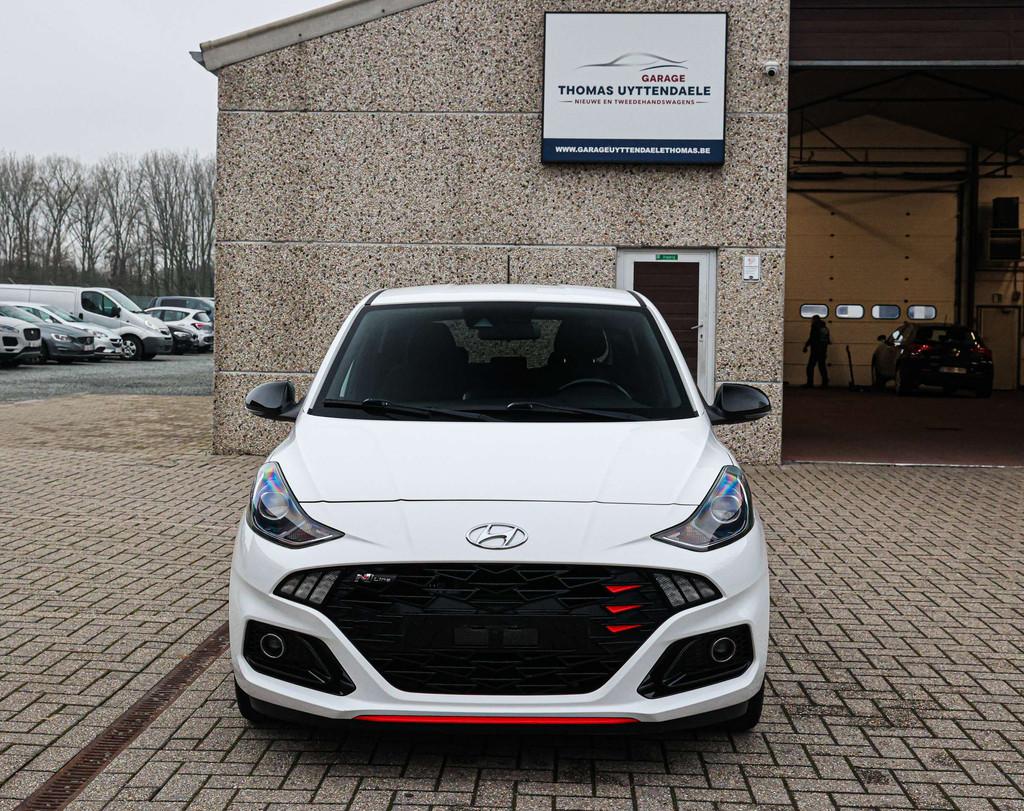 Hyundai i10 SKY+N-LINE-UITVOERING*ZETEL+STUURVERWARMING*CAME, Auto's, Voorwielaandrijving, Stof, Gebruikt, https://public.car-pass.be/vhr/79c70fff-f979-422e-a612-4da5144c44bd