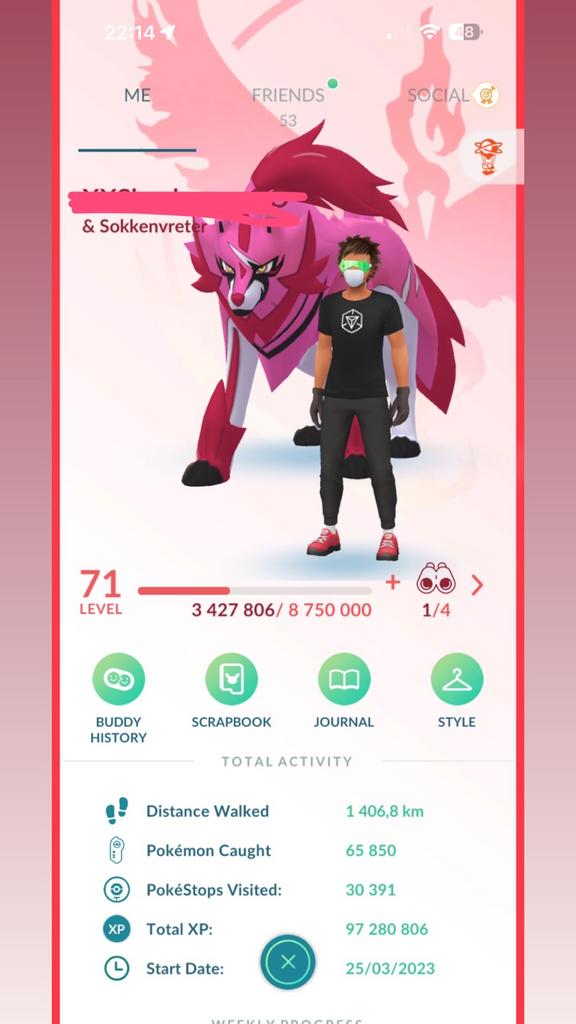 Pokemon go account, Games en Spelcomputers, Ophalen, Zo goed als nieuw