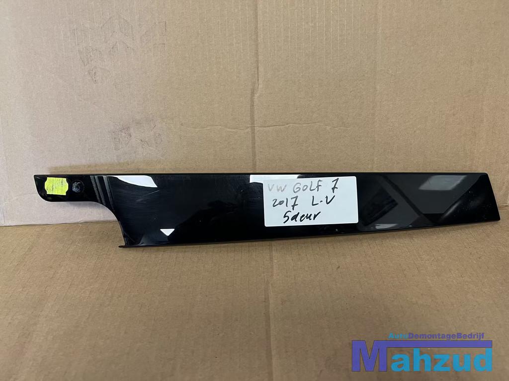VW GOLF 7 Links voor deur portier sierlijst deurlijst 2012-2, Gebruikt, Volkswagen, Volkswagen AG, Voor