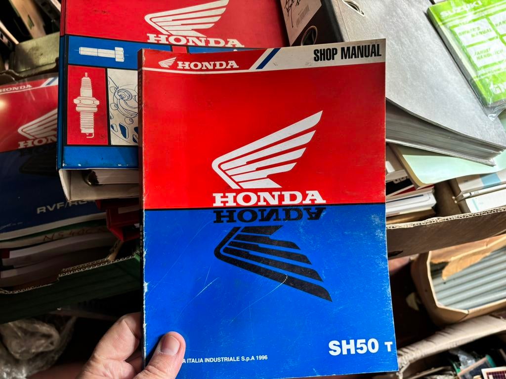 ENG Workshopmanual 50 cc Honda Scoopy 1996-, Ophalen of Verzenden, Honda
