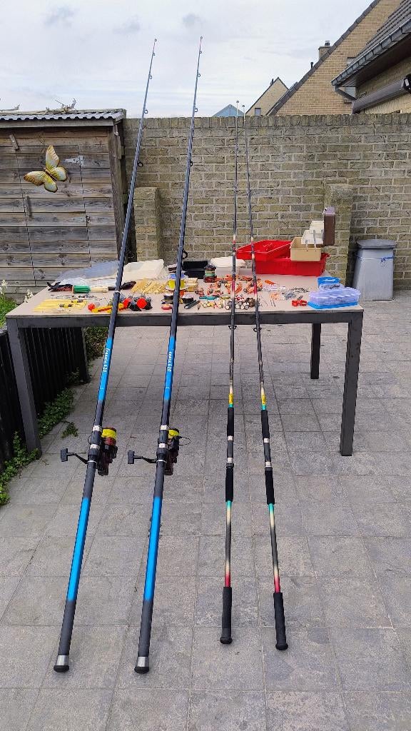 Hengel materiaal, Ophalen, Gebruikt, Werphengel