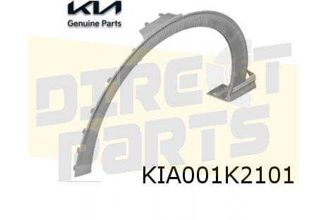 Kia EV6 wielkuiplijst voorscherm Links (glanszwart) Originee, Kia, -, Verzenden, -