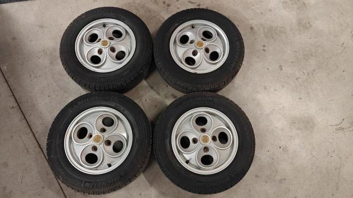 4 klaverblad velgen (4x108), Auto-onderdelen, Banden en Velgen, Band(en), 13 inch, Gebruikt, Ophalen