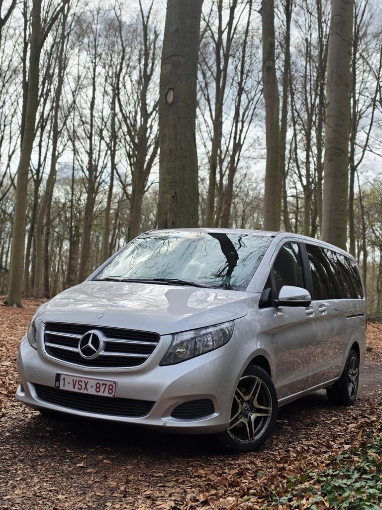 Mercedes V220d met maar 129,000km!! 8 Zit!!, Auto's, Mercedes-Benz, Automaat, Diesel, Zilver of Grijs, Te koop
