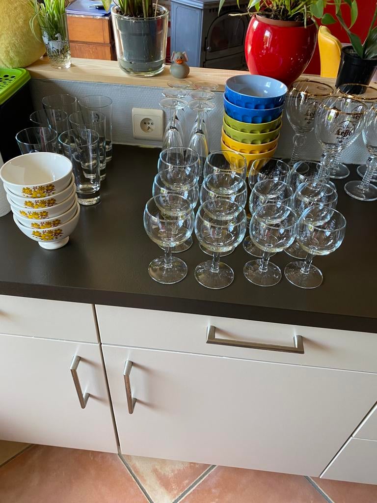 Verre, Enlèvement, Comme neuf, Bleu