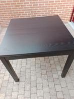 Houten zwarte tafel, ikea., Tuin en Terras, Tuintafels, Ophalen