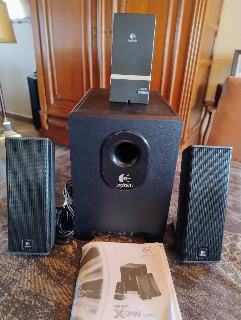 Boxen  voor pc ,PlayStation, cd, mp3,dvd,xbox., Computers en Software, Pc speakers, Ophalen, Zo goed als nieuw, Logitech