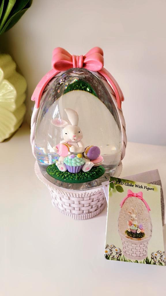 Paas sneeuwbol LED / Boule de neige Pâques LED, Diversen, Pasen, Nieuw, Ophalen of Verzenden