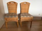 2 rieten stoelen, Huis en Inrichting, Stoelen, Ophalen, Zo goed als nieuw