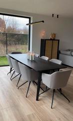 Tafel en 8 stoelen Juntoo, Huis en Inrichting, Tafels | Eettafels, Ophalen, Zo goed als nieuw