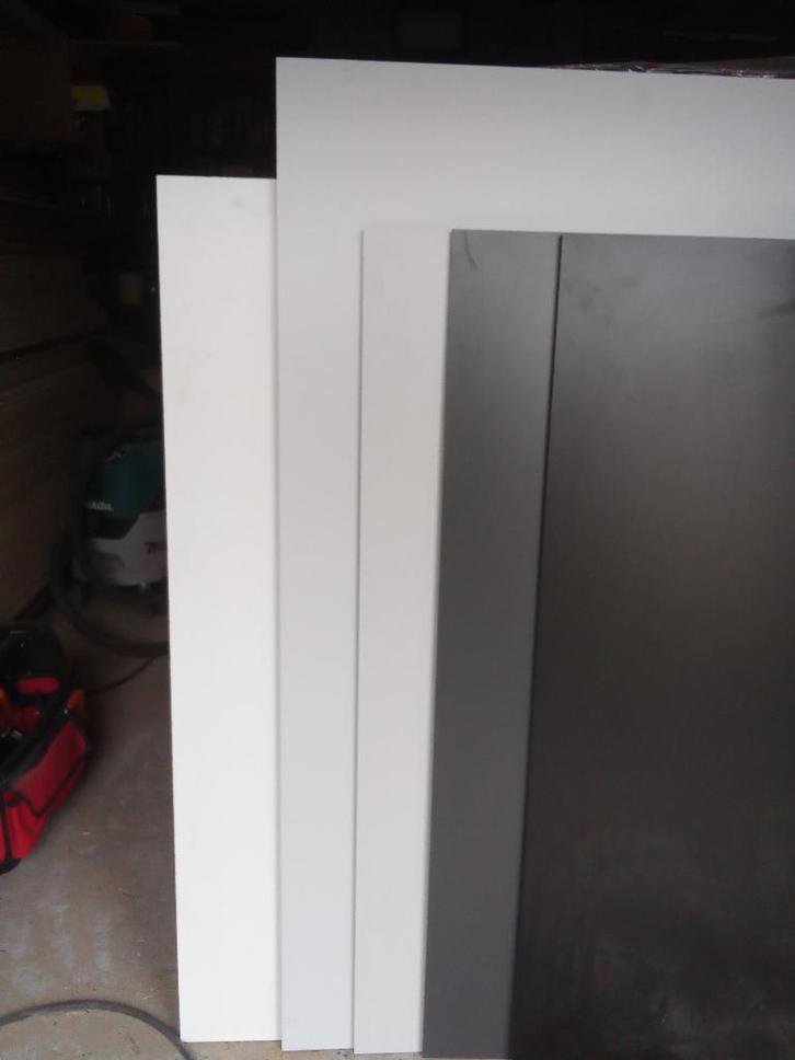 Trespa/HPL Platen reststroken, Bricolage & Construction, Plaques & Panneaux, Neuf, HPL, Moins de 20 mm, Enlèvement