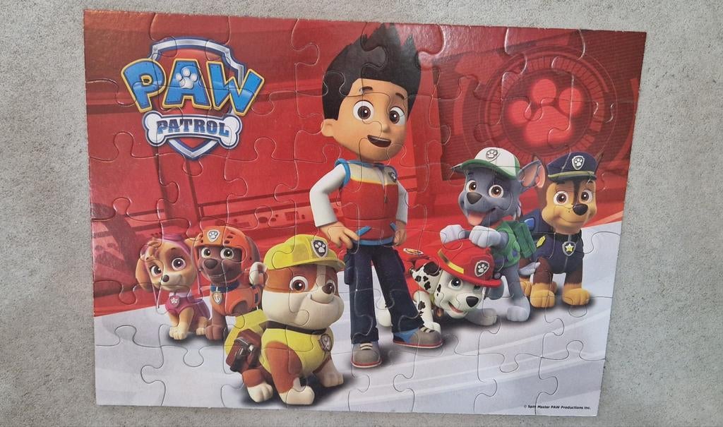 10 puzzels van Paw Patrol, Ophalen