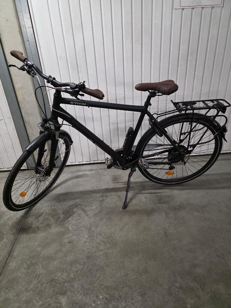 Btwin noir - taille L, Vélos & Vélomoteurs, Vélos | Hommes | Vélos pour homme, Comme neuf, Autres marques, 53 à 57 cm, Vitesses