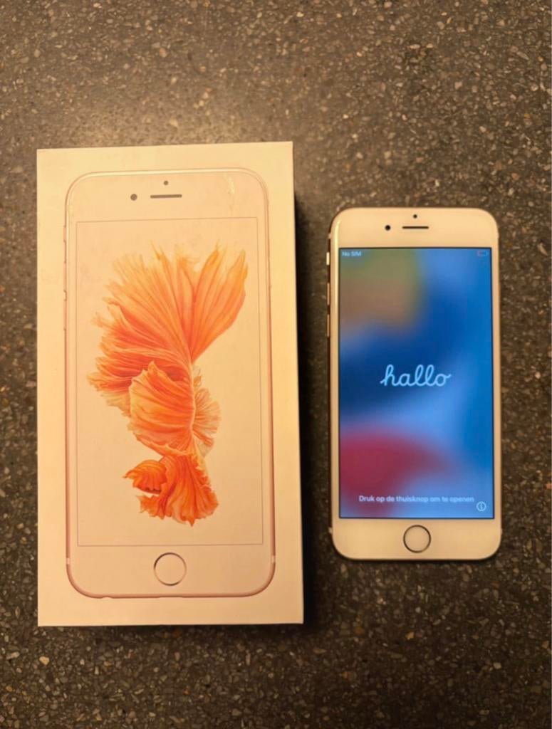 Iphone 6s rose gold 32 GB, Télécoms, Téléphonie mobile | Apple iPhone, Comme neuf, 32 GB, Sans abonnement, Sans simlock, iPhone 6S