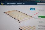 Lattenbodem 2x80=160 cm in zga nieuwe staat voor 2-pers. bed, Enlèvement ou Envoi, Comme neuf, Sommier, Deux personnes