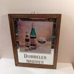 Miroir publicitaire bière Roman Dobbelen Bruinen vintage