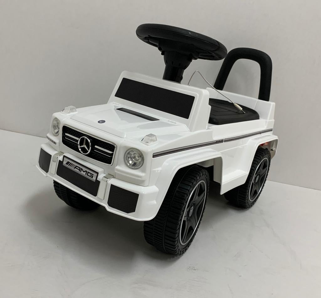 Mercedes G63 AMG loopauto Wit met USB en AUX input NIEUW!!, Enlèvement ou Envoi, Neuf