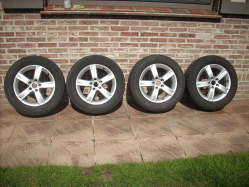Audi -VW-Skoda-Seat velgen met winterbanden, Auto-onderdelen, Banden en Velgen, Velg(en), Winterbanden, 16 inch, 215 mm, Personenwagen