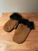 Gewatteerde suède wanten, Enlèvement, Comme neuf, Taille 38/40 (M), Gants