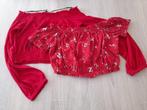 Lot de 2 tops rouges H&M 14 ans, Kinderen en Baby's, Kinderkleding | Maat 164, Ophalen, Overige typen, Meisje, H&M