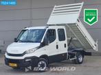 Iveco Daily 35C12 Euro6 Dubbel Cabine Kipper 3500kg trekhaak, Autos, 120 ch, 3500 kg, Tissu, Iveco