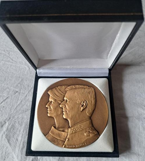 Kroningsmedaille Koning Filip 2013, Postzegels en Munten, Penningen en Medailles, Ophalen of Verzenden