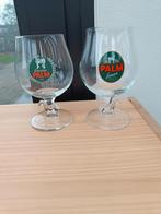 Palm. 2 stuks. 1 met richting links + 1 met richting rechts., Enlèvement ou Envoi, Comme neuf, Verre à bière