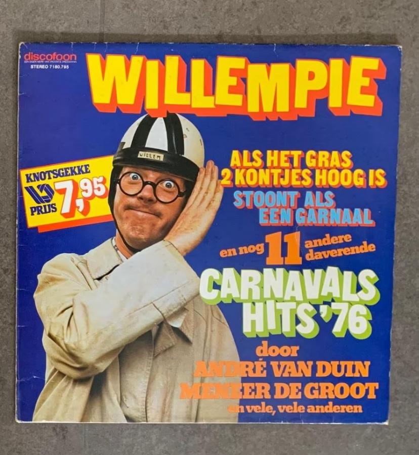 Vinyl Willempie, carnaval hits ‘76, Cd's en Dvd's, Vinyl | Nederlandstalig, Ophalen of Verzenden, Gebruikt