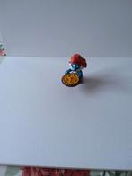 Grote smurf met pizza, Verzamelen, Smurfen, Ophalen of Verzenden, Gebruikt, Grote Smurf, Poppetje, Figuurtje of Knuffel