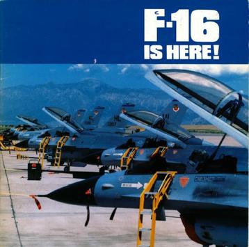 General Dynamics’ booklet “F-16 is here!” beschikbaar voor biedingen
