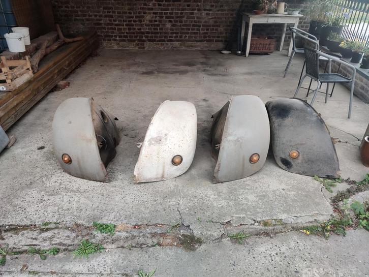 Originele Citroën 2cv / 2pk spatborden, Auto-onderdelen, Carrosserie, Citroën, Voor, Gebruikt, Ophalen