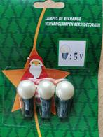 kerstlampjes vervanglampen 5V parelmoer bolletjes, Diversen, Kerst, Nieuw, Ophalen of Verzenden