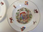 oude kinder bordjes (diep en plat) met "hans en grietje", Ophalen