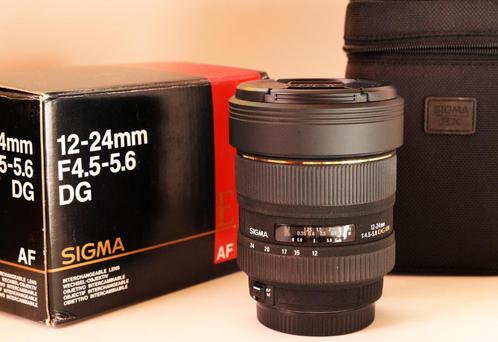Sigma 12-24mm f4.5-5.6 EX DG HSM (Canon EF), Audio, Tv en Foto, Foto | Lenzen en Objectieven, Zo goed als nieuw, Groothoeklens